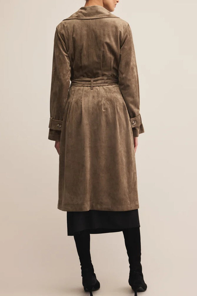 Dorian Suede Trench