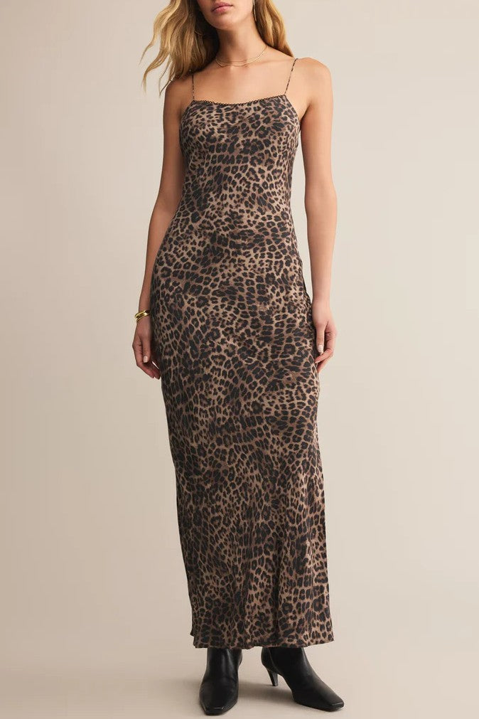 Cielo Leopard Midi Dress
