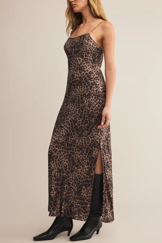 Cielo Leopard Midi Dress