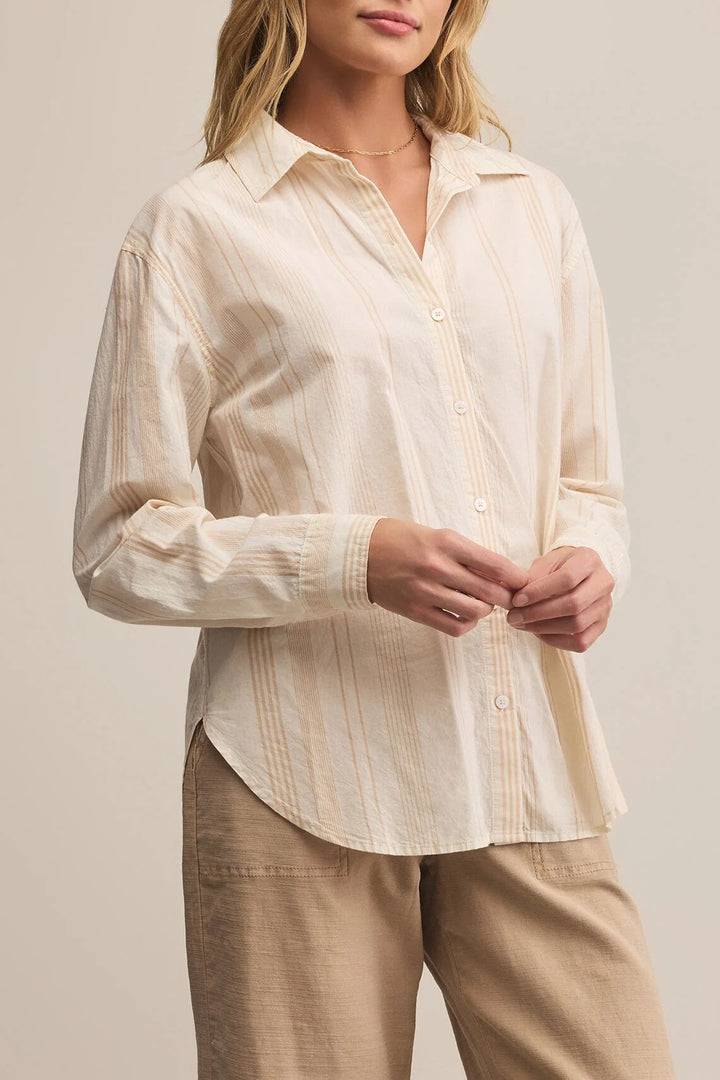Seaport Striped Poplin Shirt