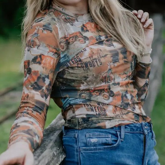 Rustic Cowboys Top