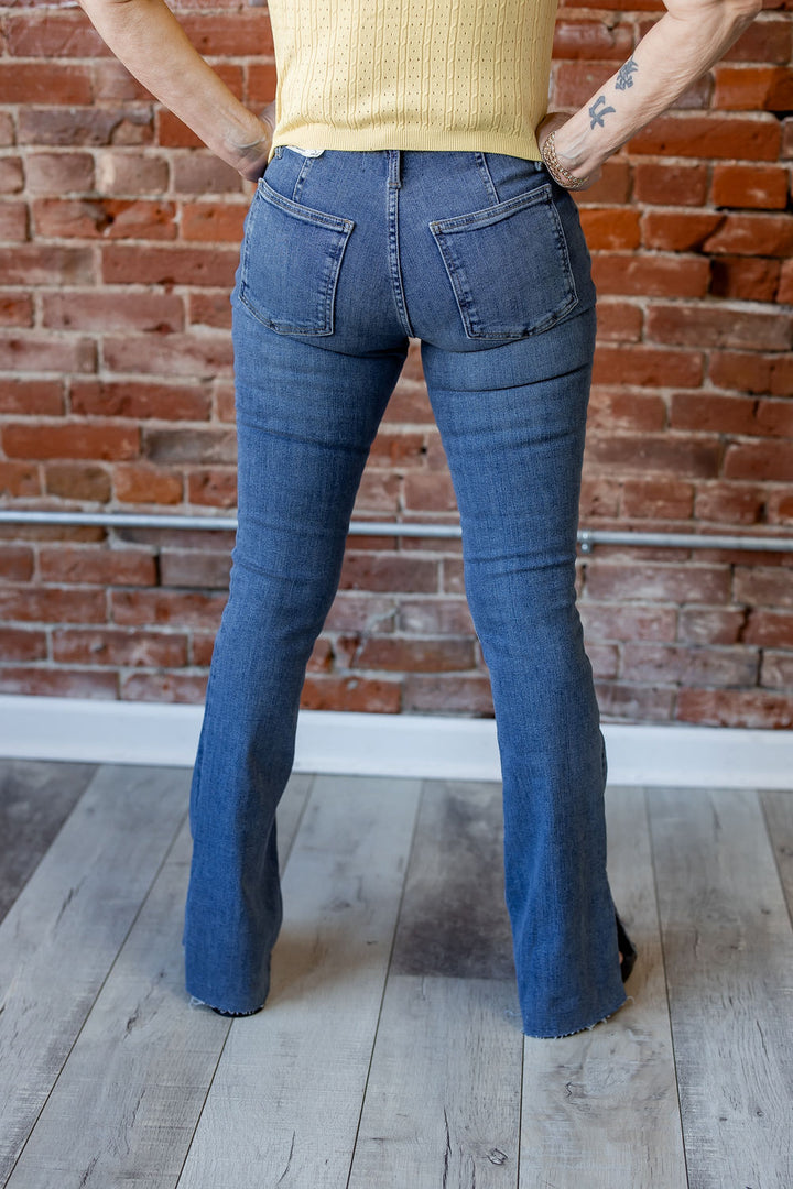 Level Up Slit Bootcut