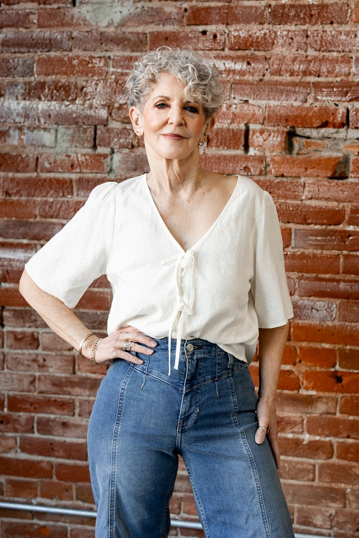 La Belle Linen Top