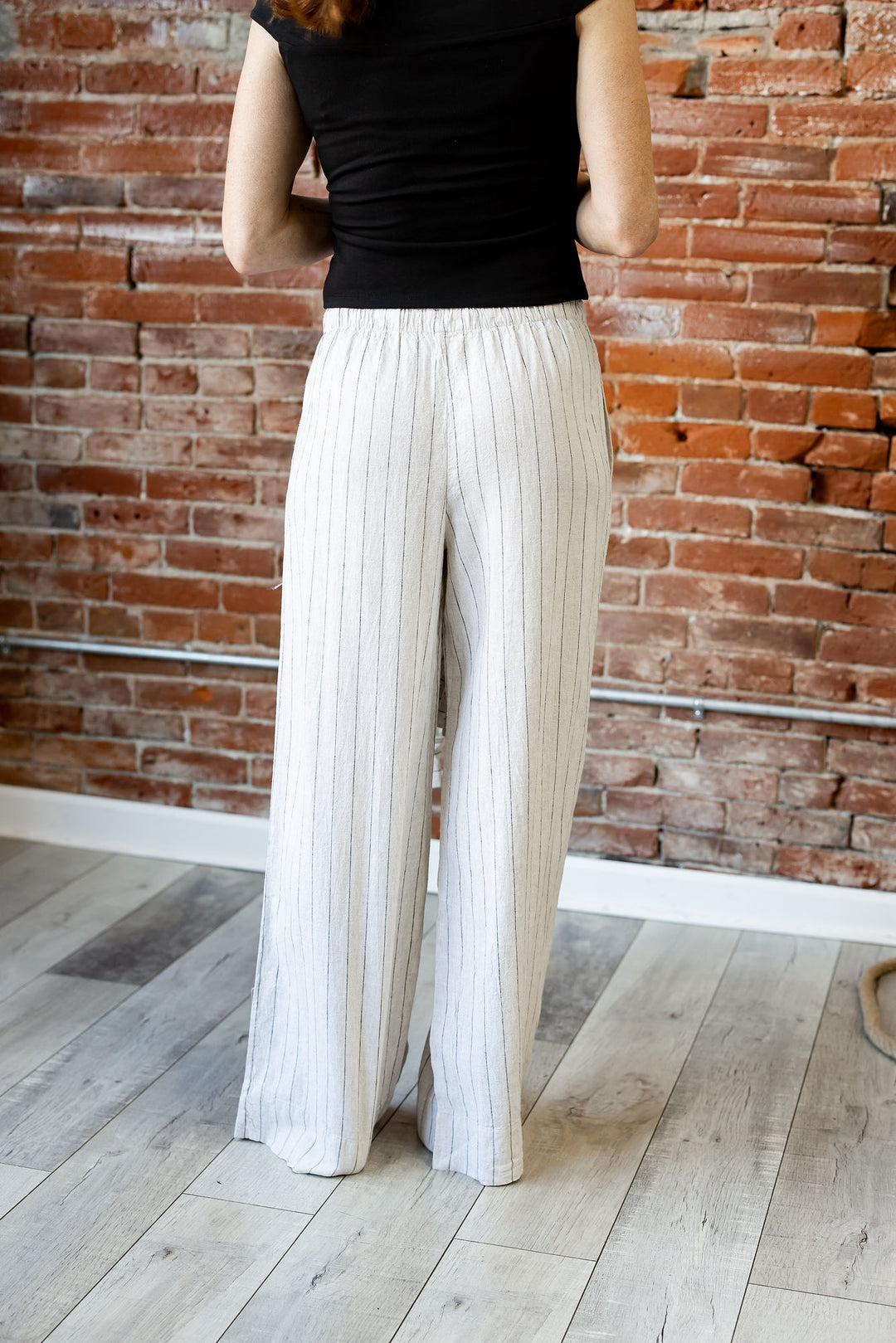 Henri Striped Wide Leg Pant