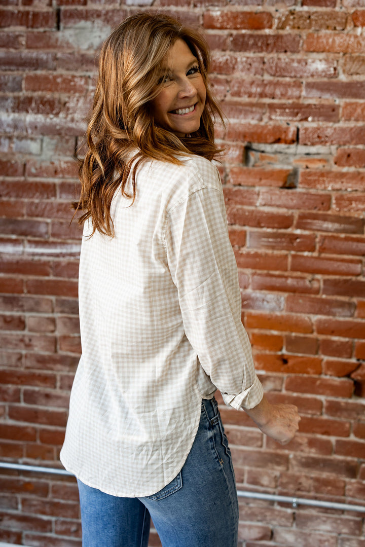 Seaport Button Up Top