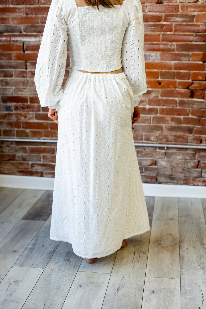 Bria Eyelet Skirt