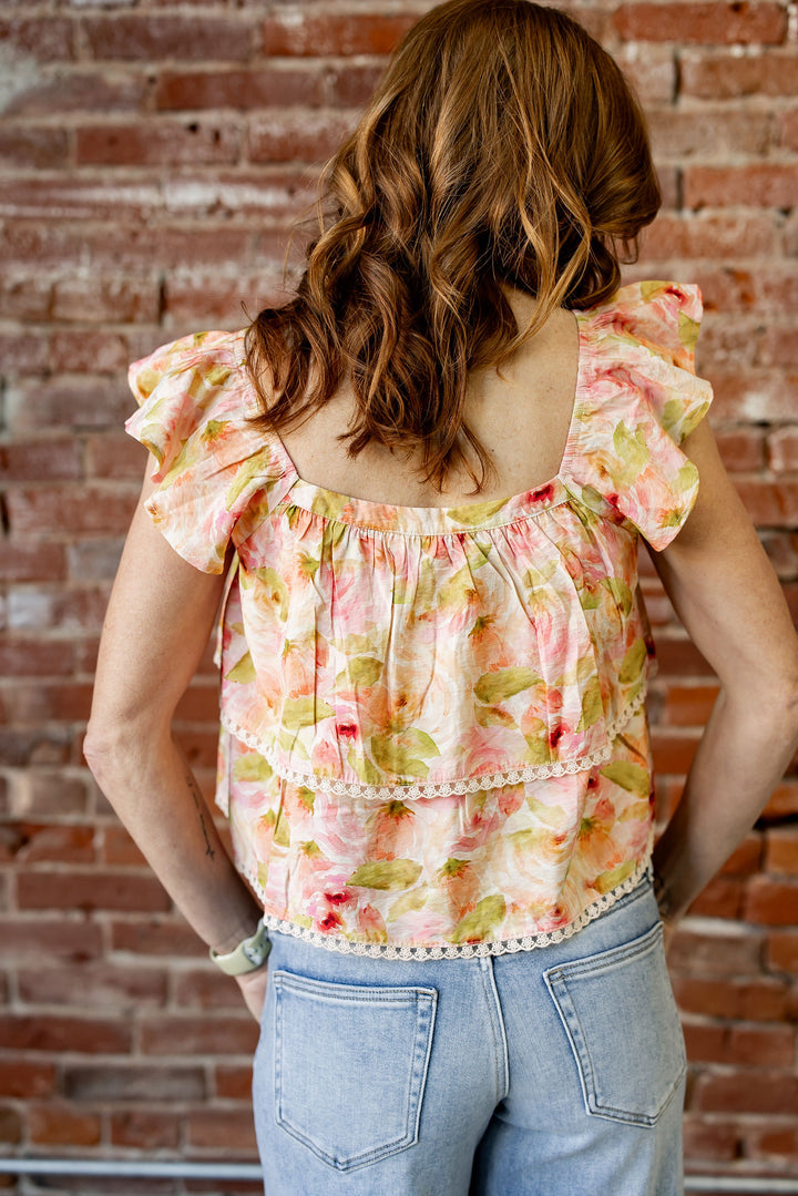 Cottage Rose Top