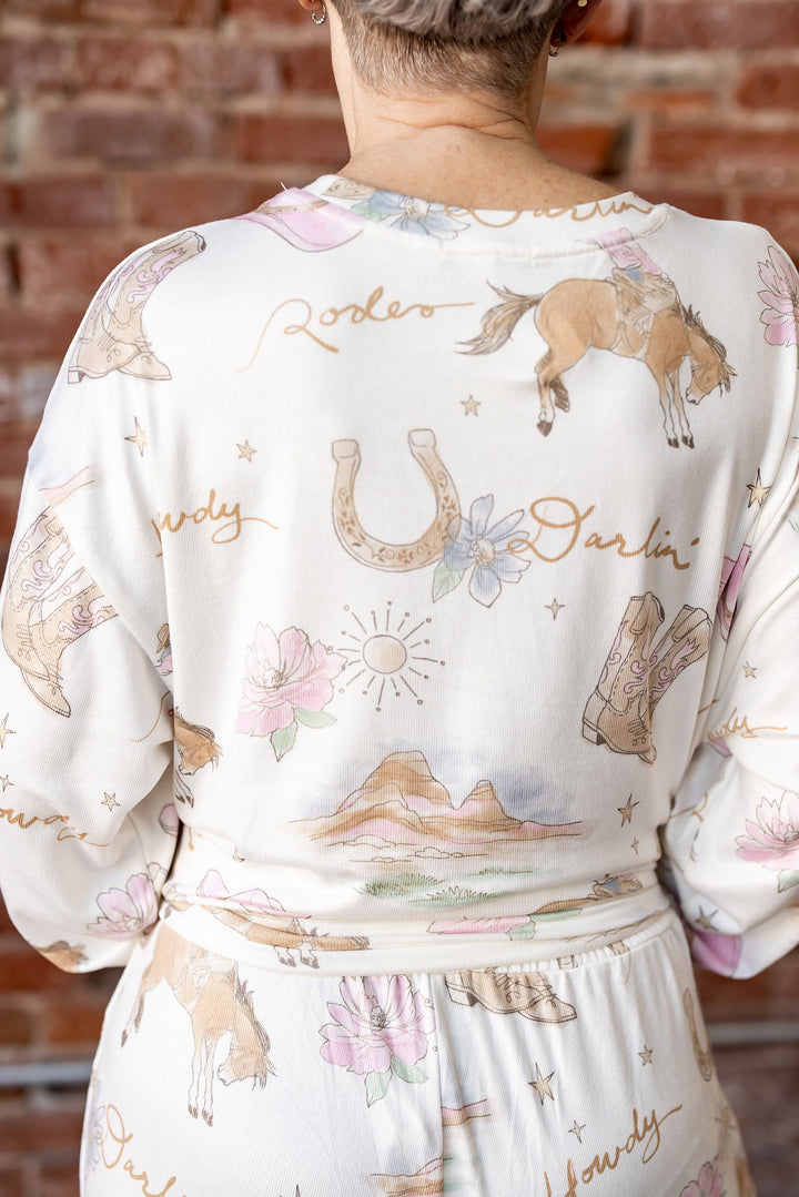 Desert Rose LS Top