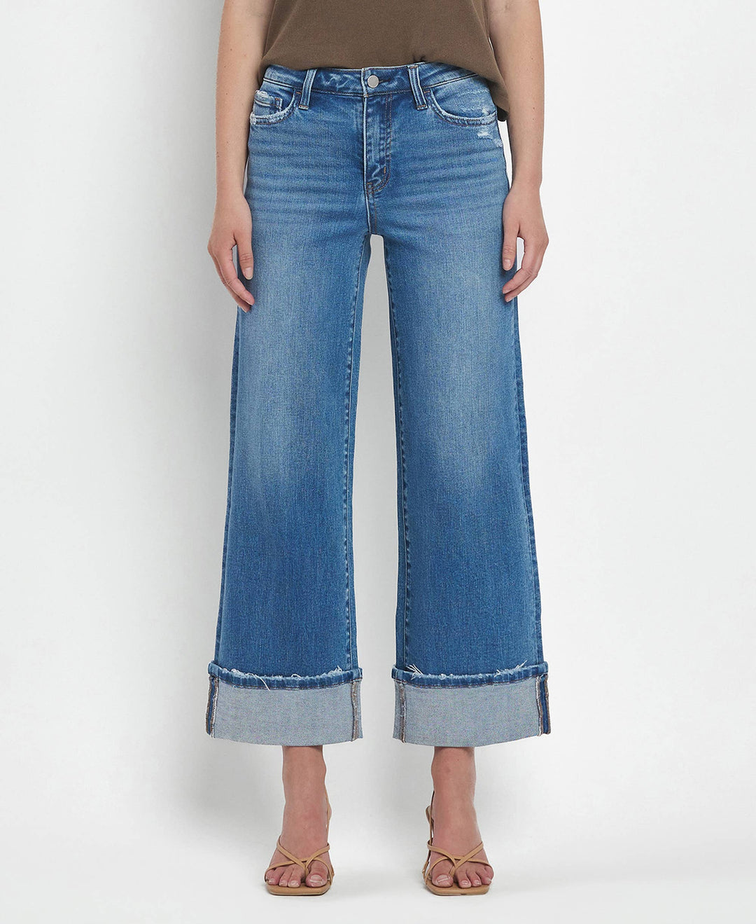 MOORELAND HR CUFFED WIDE LEG