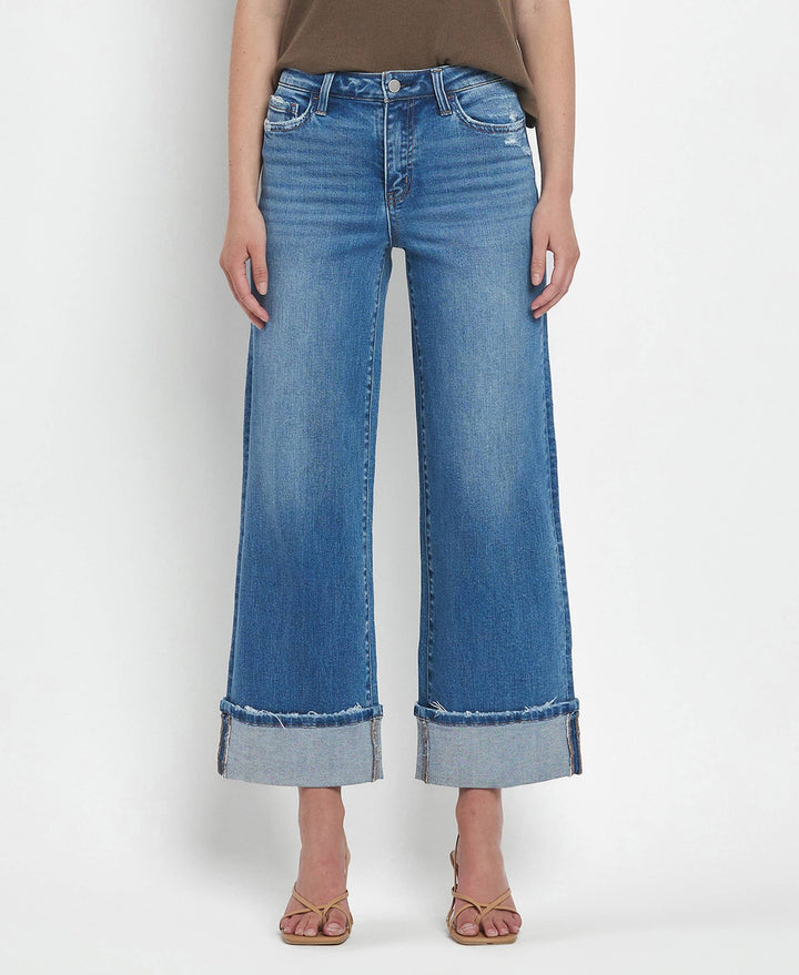 MOORELAND HR CUFFED WIDE LEG