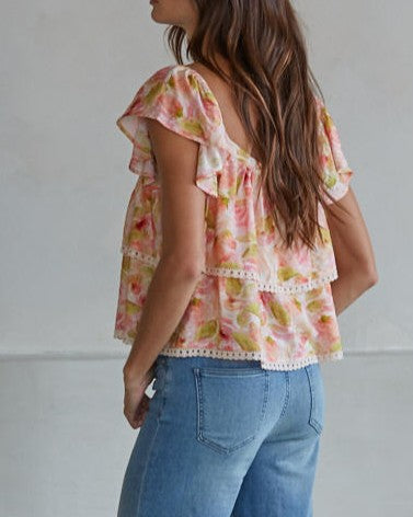 Cottage Rose Top