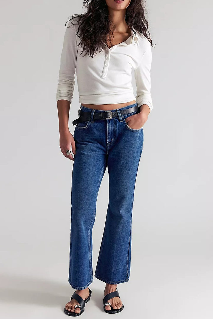 Elowen Cropped Flare Jeans