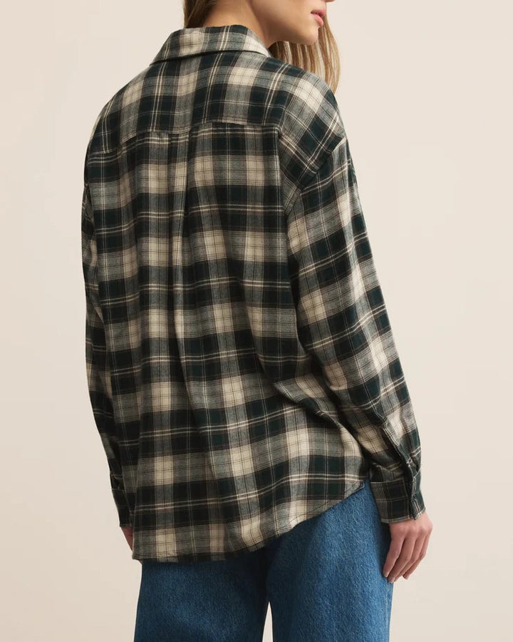 River Plaid Button Up