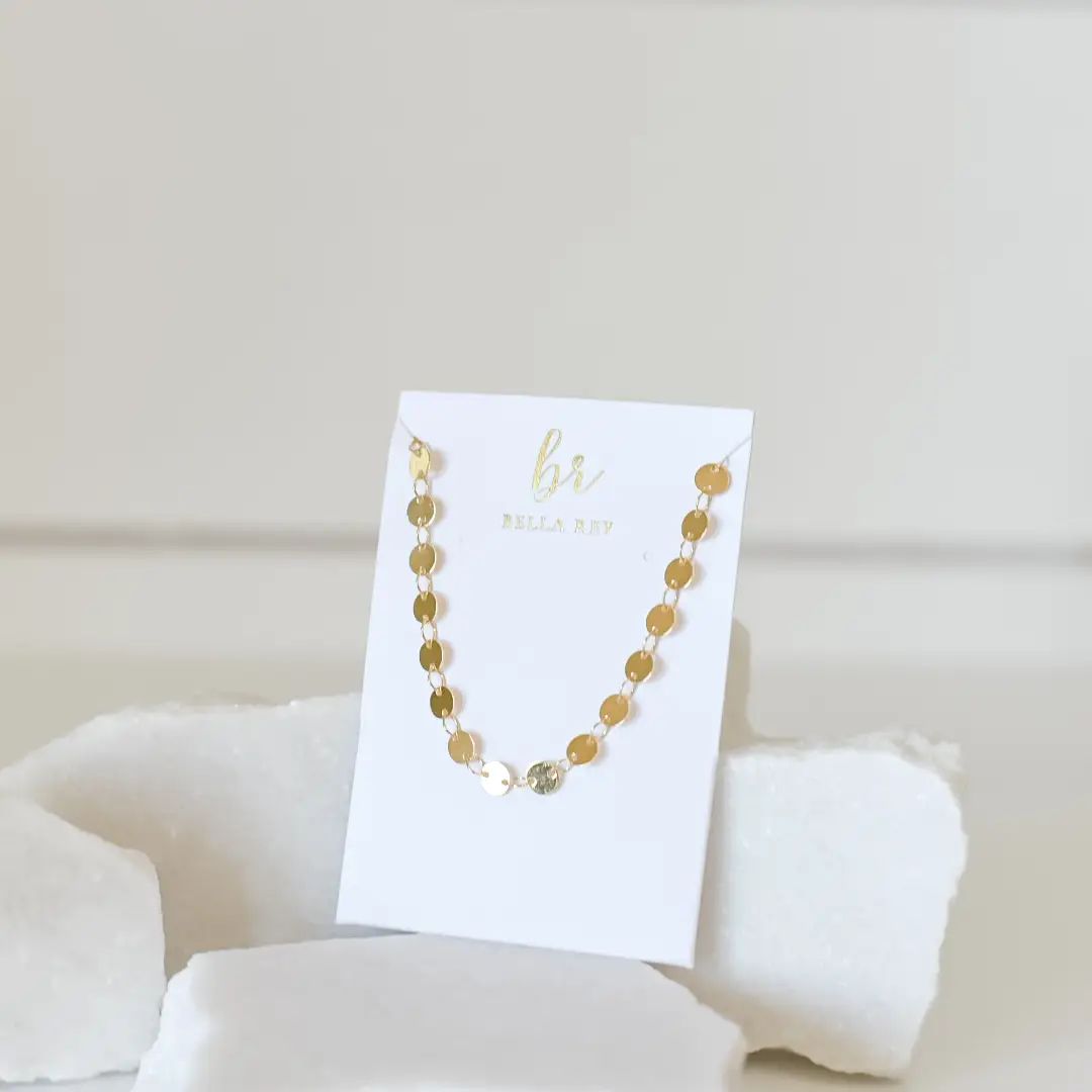 Bella Rey Beckett Disc Necklace