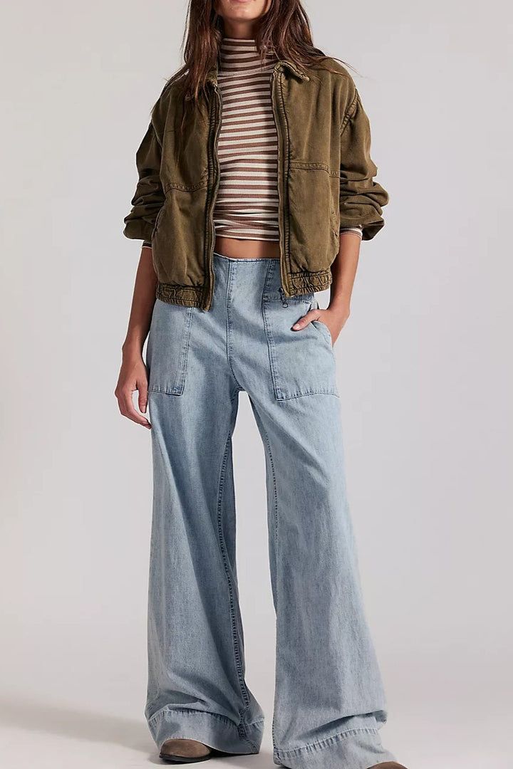 Breezy Denim Pull On