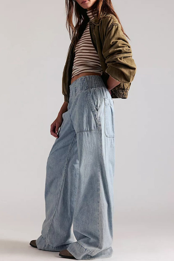 Breezy Denim Pull On