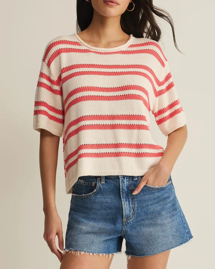 Prado Stripe Sweater Tee