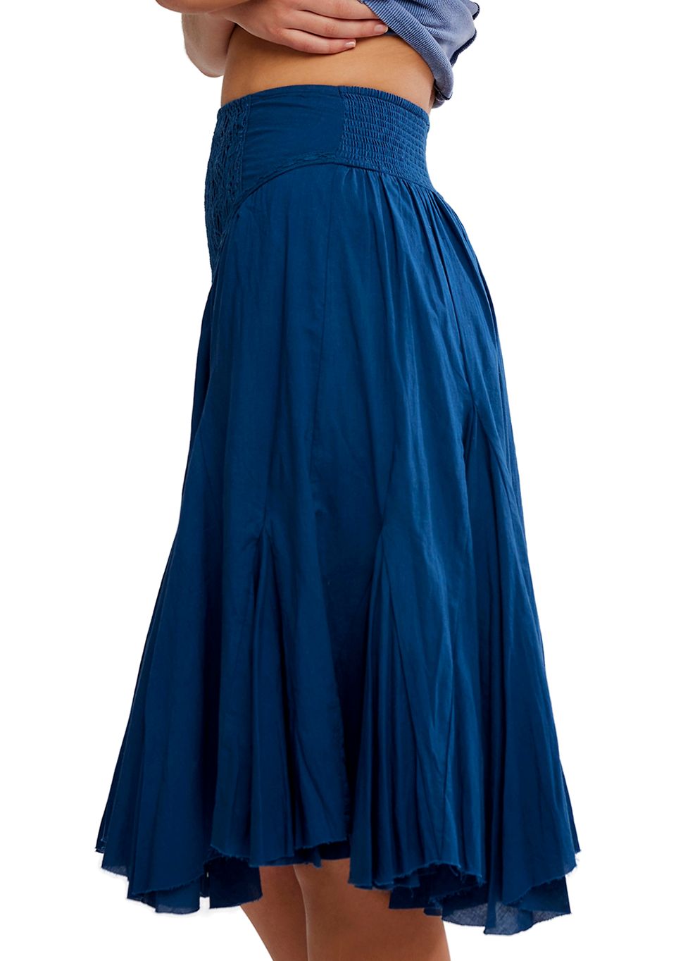 Frida Godet Midi Skirt