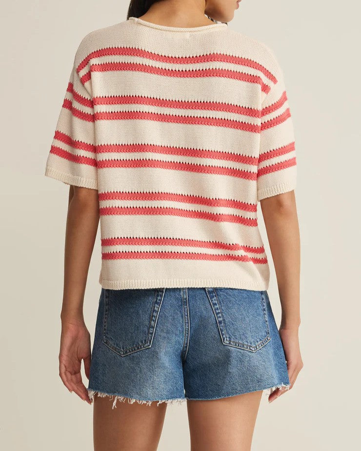 Prado Stripe Sweater Tee