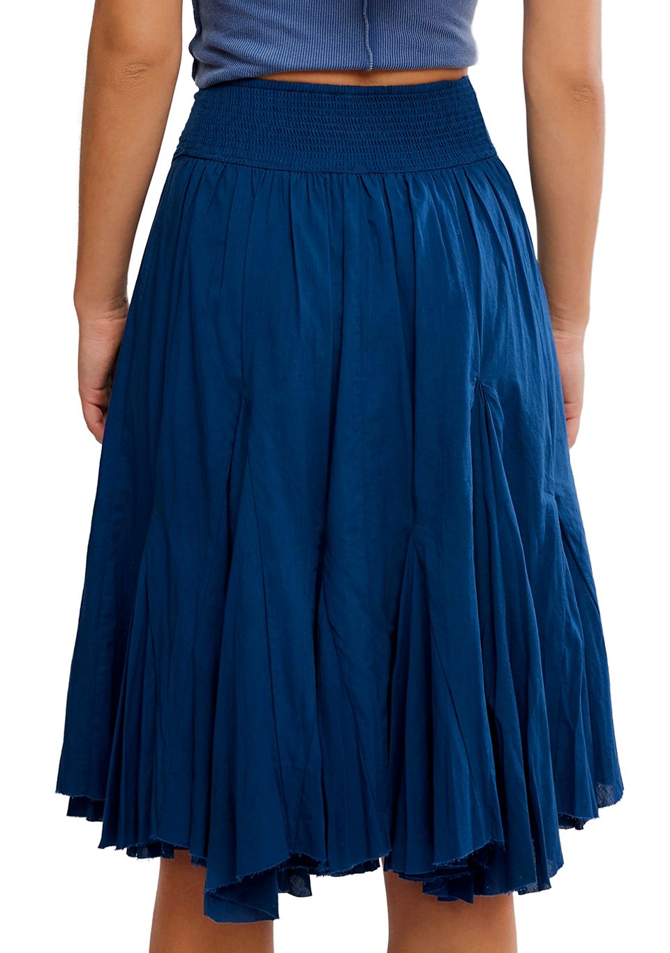 Frida Godet Midi Skirt
