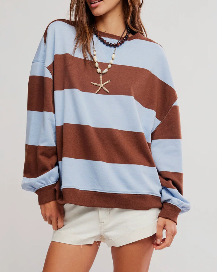 Classic Stripe Crew Neck