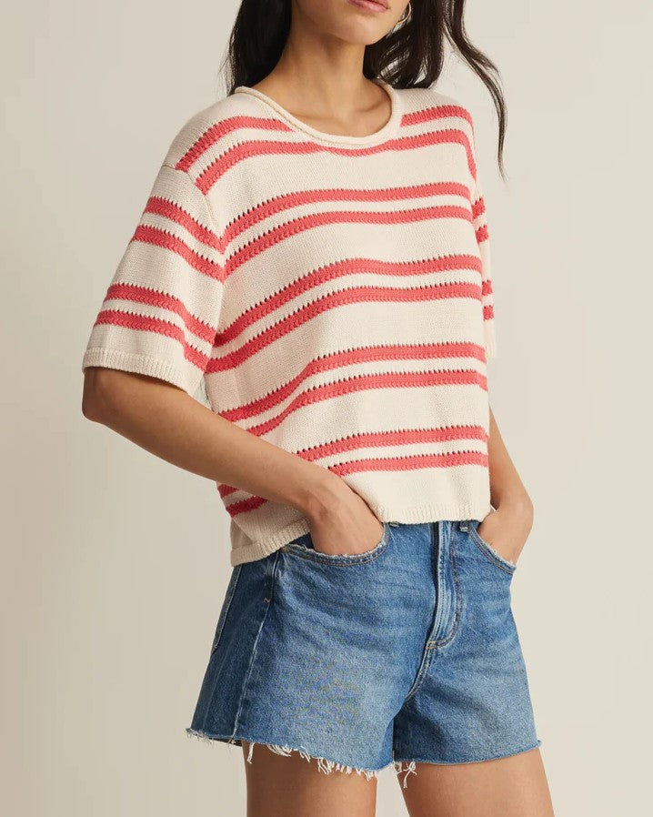 Prado Stripe Sweater Tee