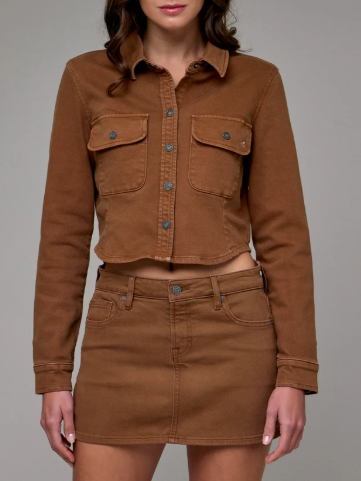 Goin' Round Button Up