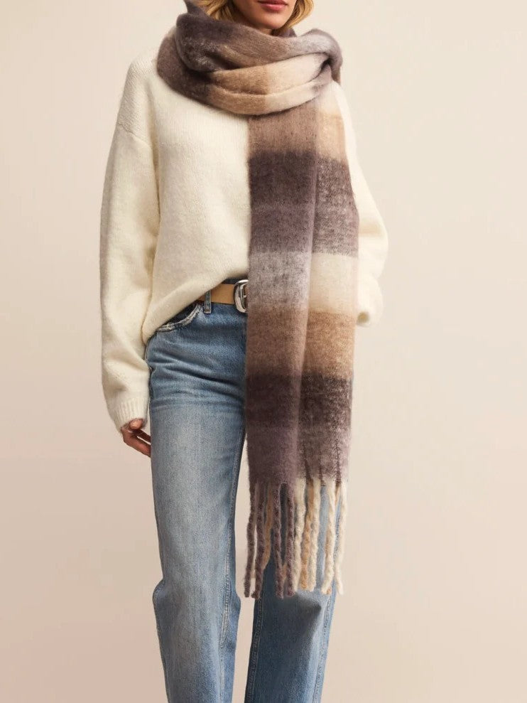 Plaid I Met You Scarf