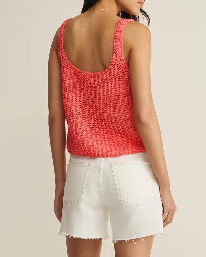 Tate Lace Up Sweater Top