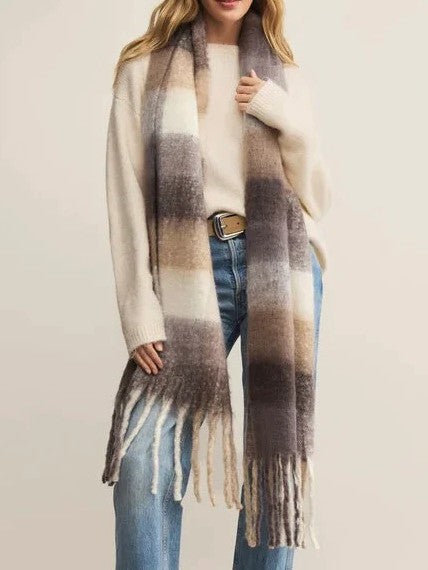 Plaid I Met You Scarf