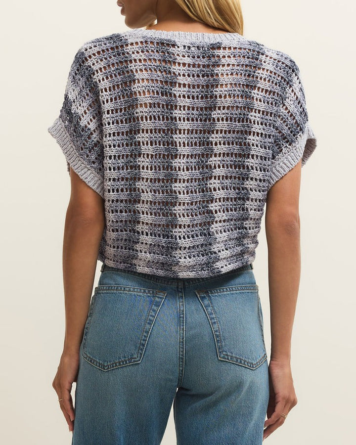 Ballast Crochet Stripe Top