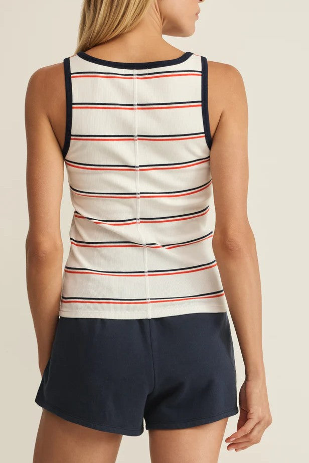 Fisher Striped Rib Tank