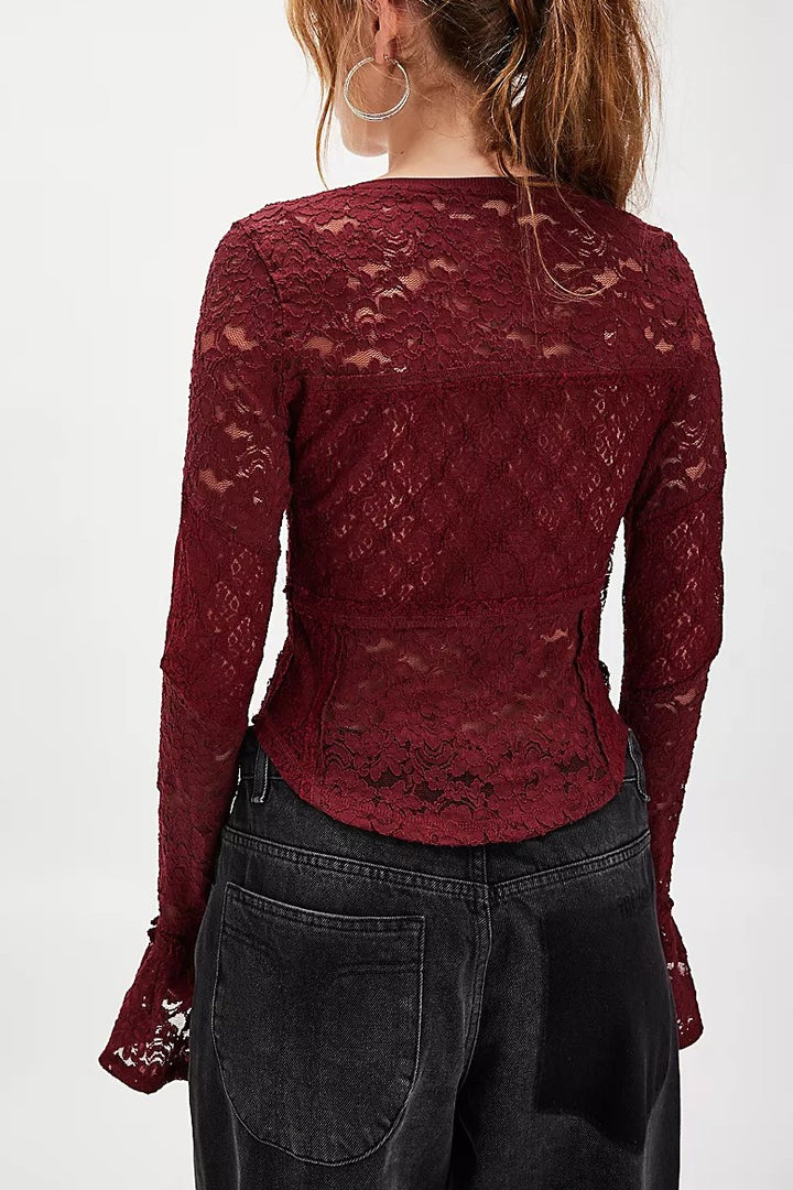 Lace Layering Long Sleeve