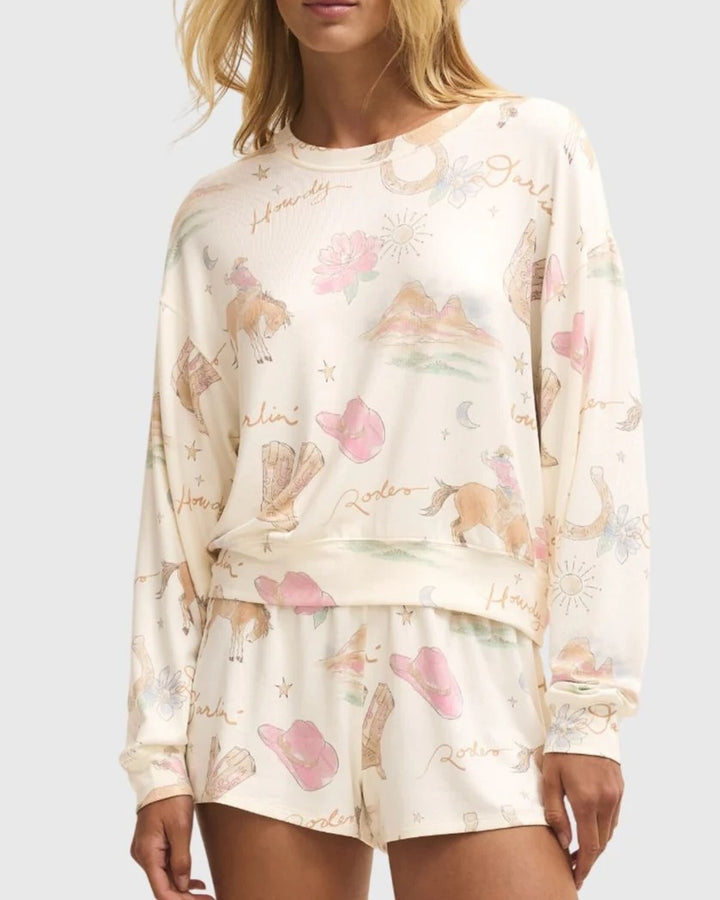 Desert Rose LS Top