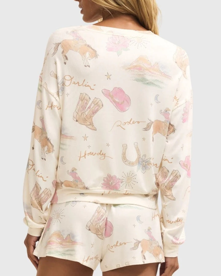Desert Rose LS Top