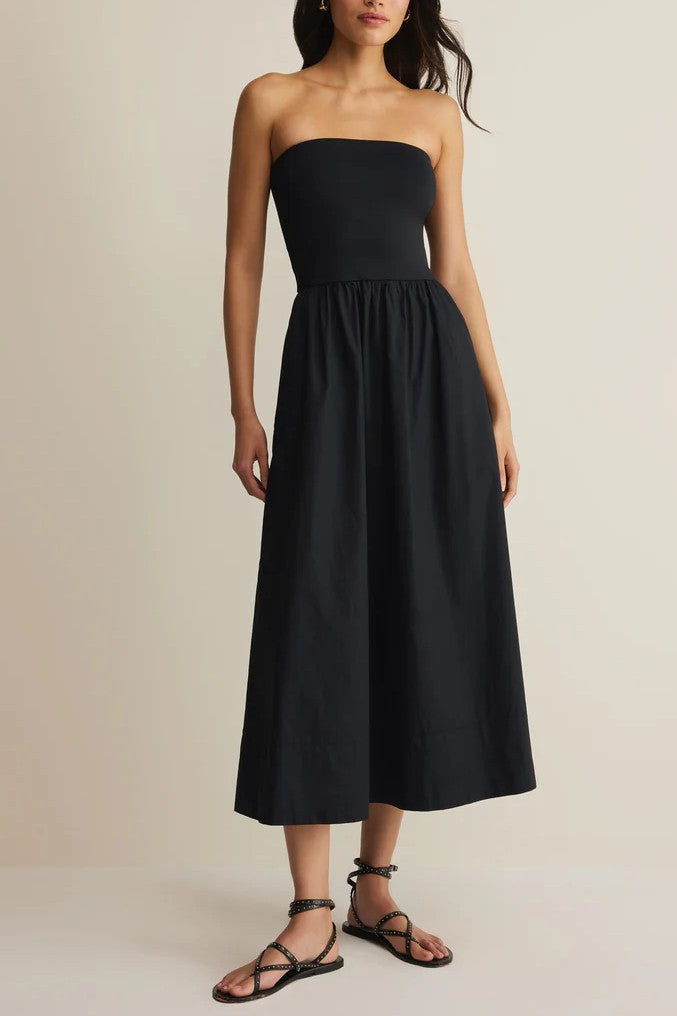 Sunsought Strapless Midi Dress