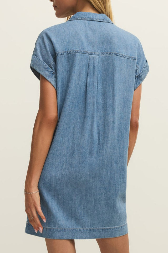 Napa Denim Mini Dress