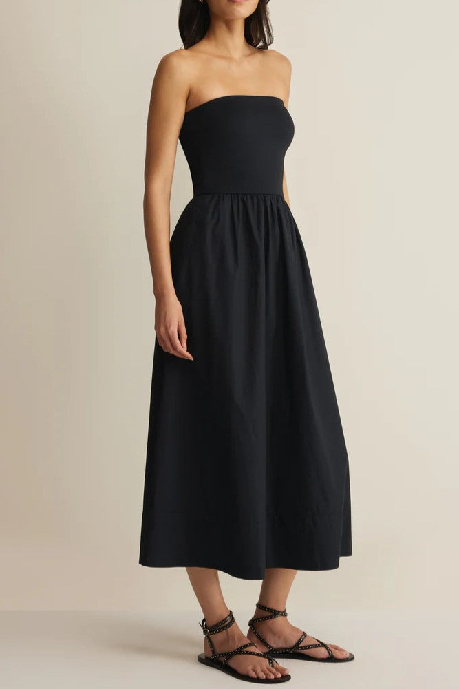 Sunsought Strapless Midi Dress