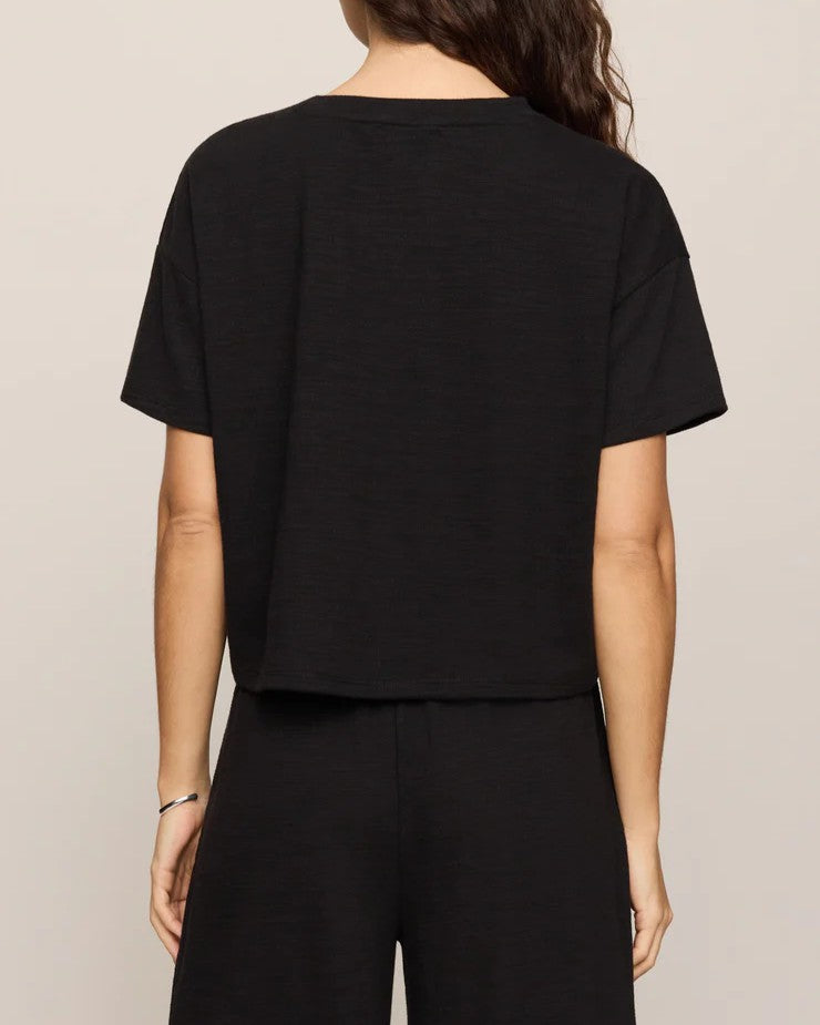Sway Textured Cropped Tee