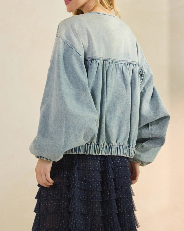 Tiered Ruched Jacket
