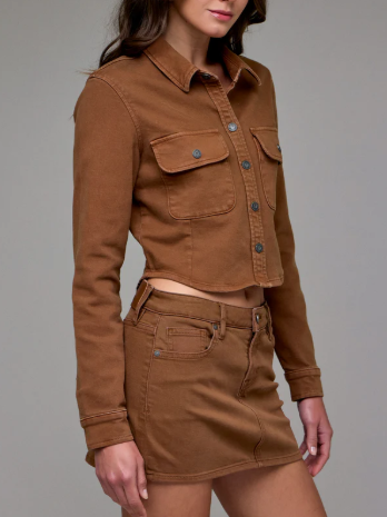 Goin' Round Button Up