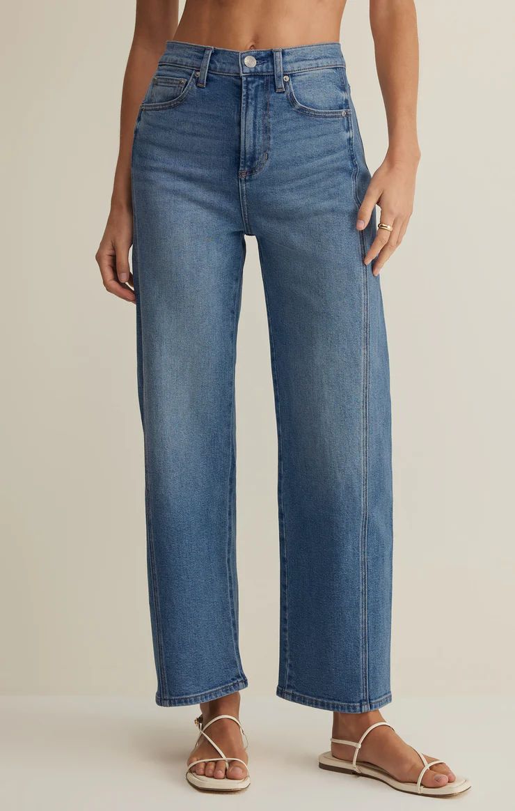 Luna High Rise Crop Bowed