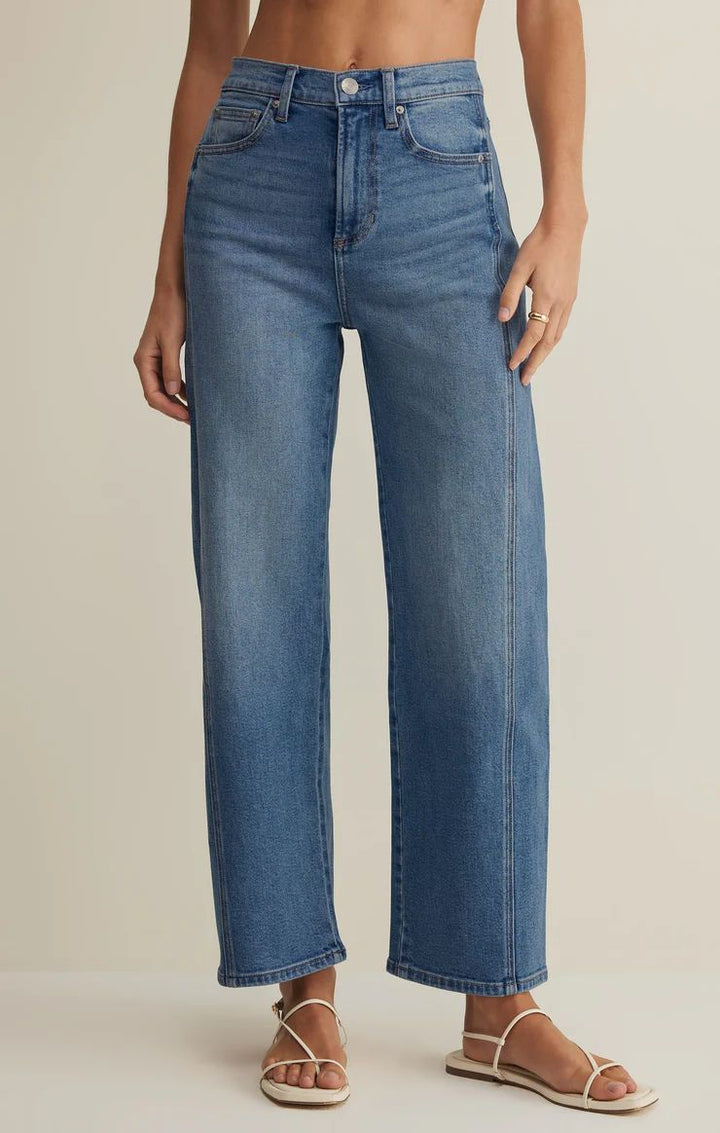 Luna High Rise Crop Bowed