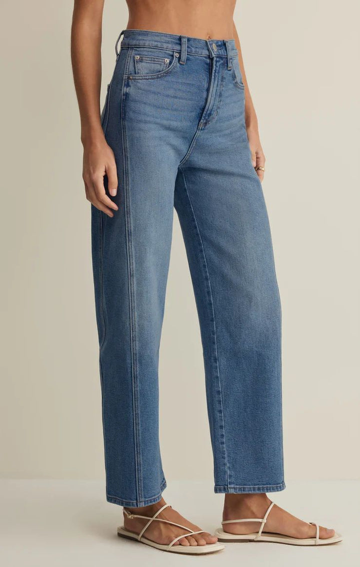 Luna High Rise Crop Bowed