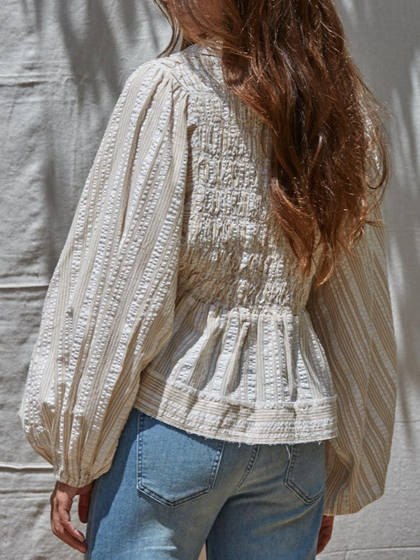 Ellery Smocked Top