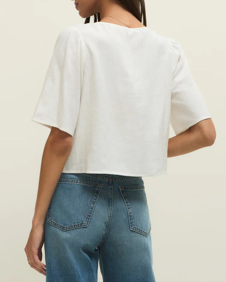 La Belle Linen Top