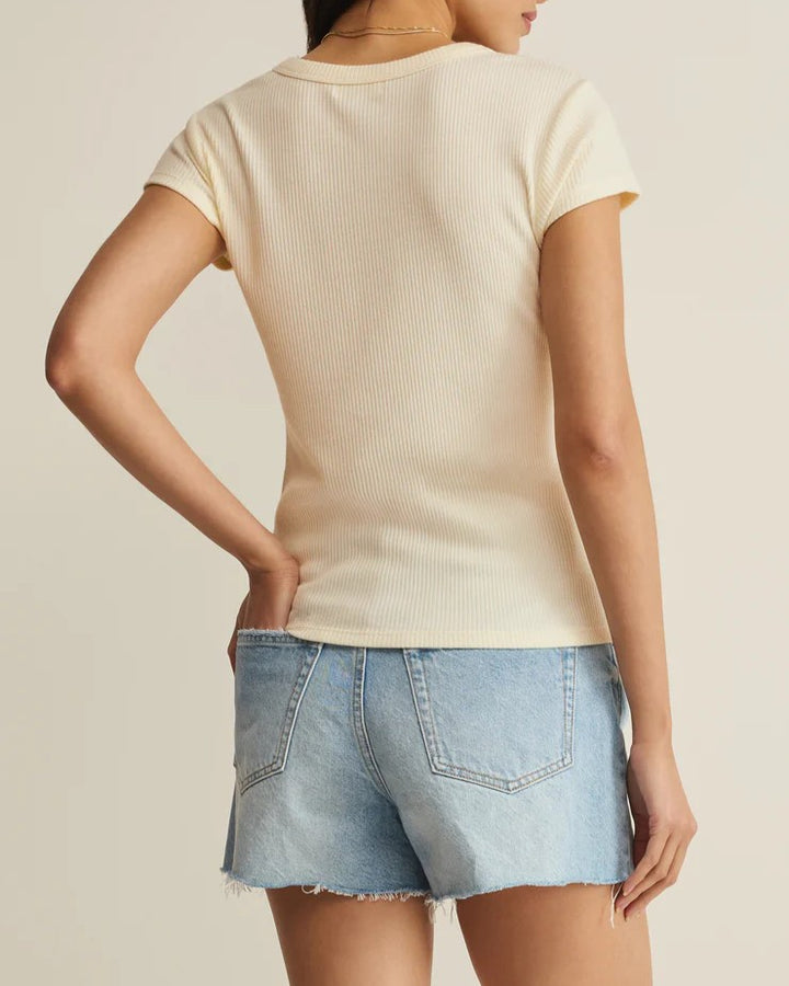Leisurely Scoop Neck Tee