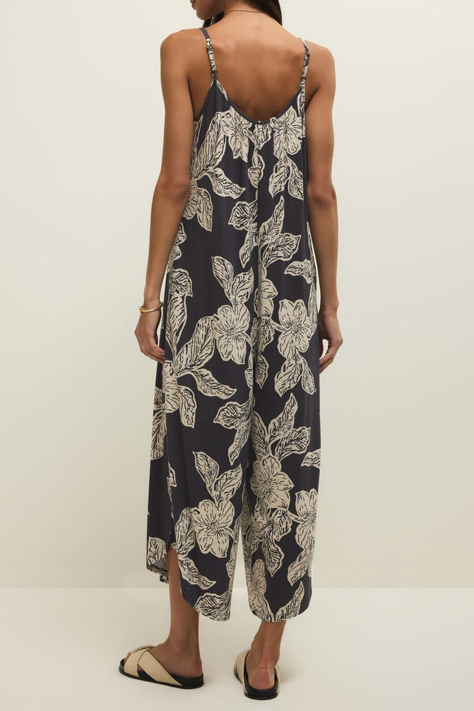 Flared Asha Floral Jumpsuit