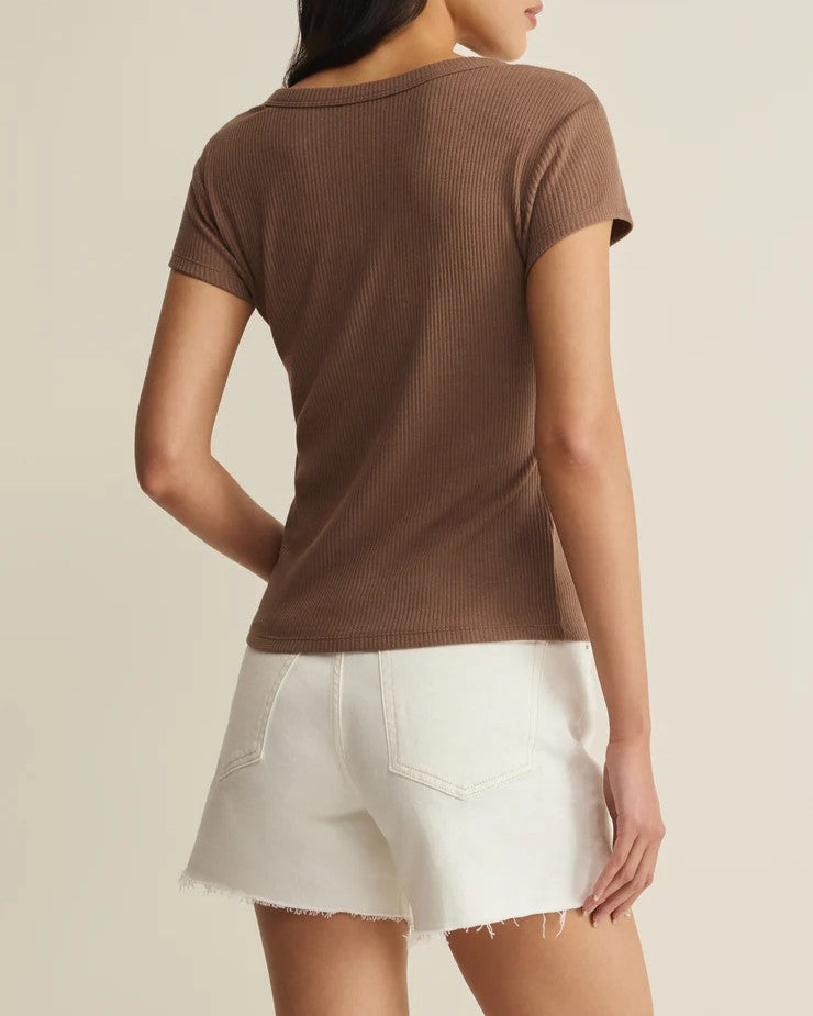 Leisurely Scoop Neck Tee