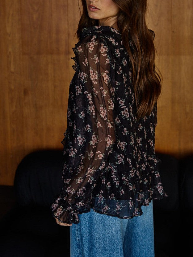 Persephanie Ruffle Top